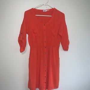 Charming Charlie Button Up Dress